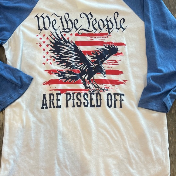 American Apparel Other - Patriotic We the People 3/4 sleeve tee - L - Made in the USA